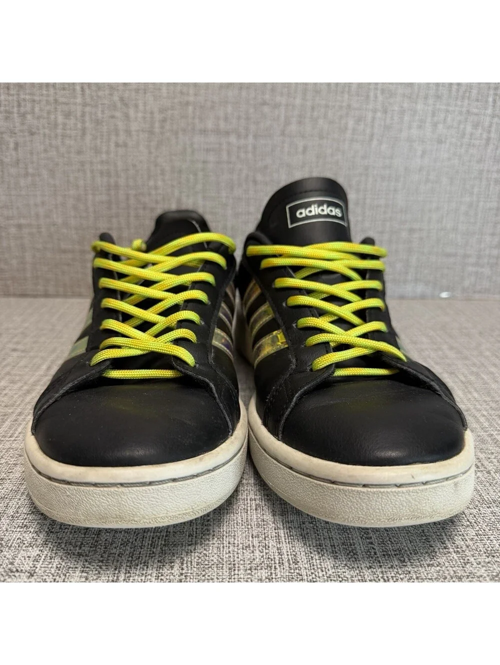 Adidas Shoes Women’s Size 7.5 Black Leather Neo Sneakers